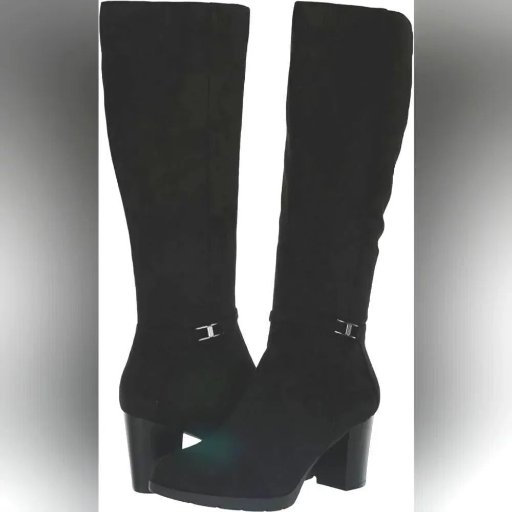 (T-DD288)  Anne Klein Women's Rya Fashion Boot Sz 7